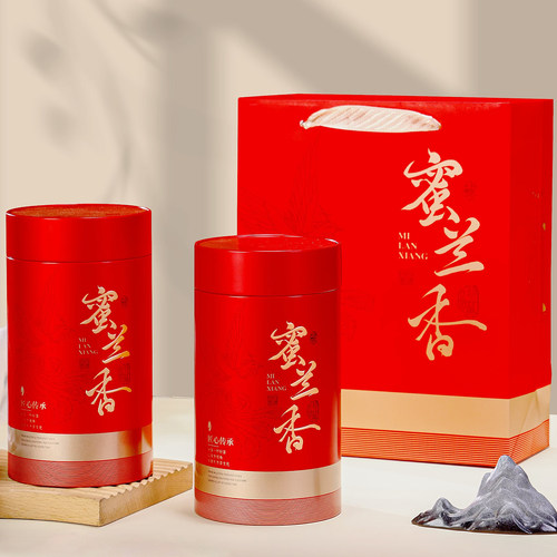 包邮新款凤凰单枞茶叶一斤两罐蜜兰香鸭屎香散茶茶叶圆罐精品包装