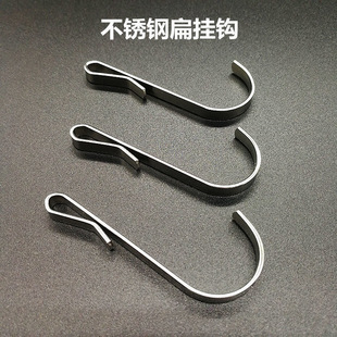 不锈钢方管卡夹方通挂钩卡勾阳台卧室厨房浴室护栏置物架卡扣夹钩