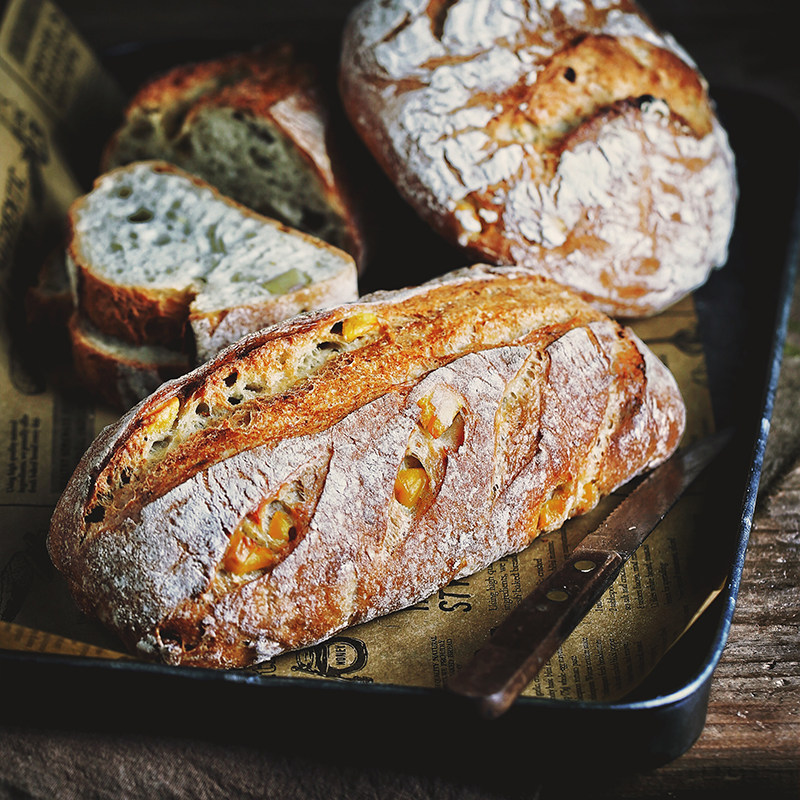 枣叔的店藜麦栗子硬欧包全麦面包无蔗糖手工欧包早餐零食健身速食