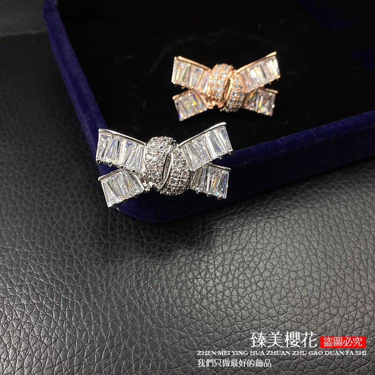 Broche femme en Zircon diamant - Ref 1170375 Image 3