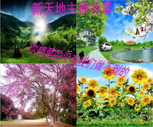 才艺主播直播间背景布古装民族风背景墙k歌快手山水风景背景布