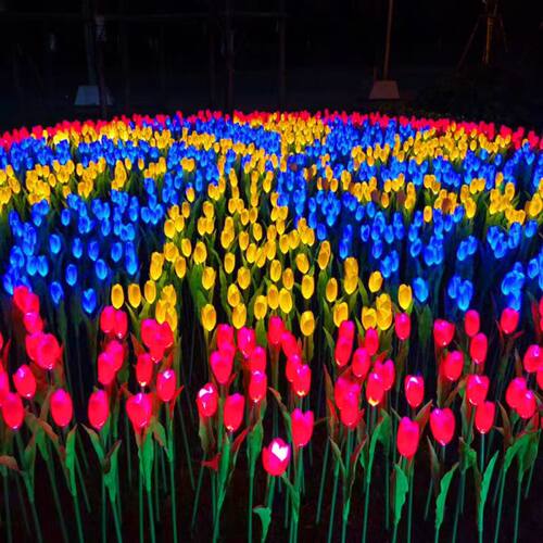 郁金香草坪灯户外防水太阳能