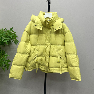 2025冬季新款时尚韩版休闲百搭连帽显瘦保暖羽绒服外套女605H