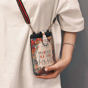 卡通印花时尚单肩包