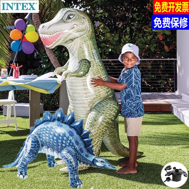 intex充气舞台生日道具霸王恐龙