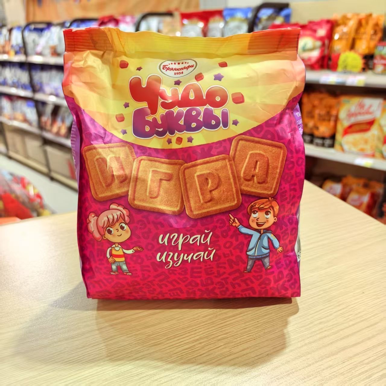 俄罗斯进口  奥莱纳牌趣味饼干