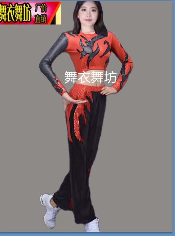 健美操演出服装学生成人比赛服图片
