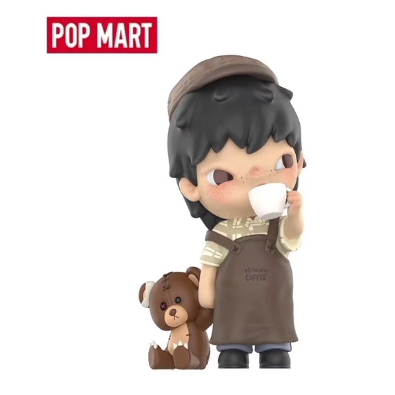 泡泡玛特小野Hirono咖啡手办