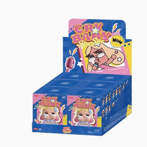POPMART泡泡玛特CRYBABY SHINY SHINY系列空气香氛盲盒潮流礼物