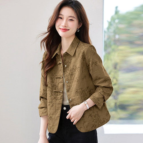 大码女装短外套女2025春秋新款