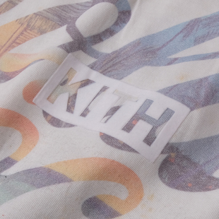 kith纯棉圆领联名可口可乐bogo经典 胸口大标 字母标志logoT恤