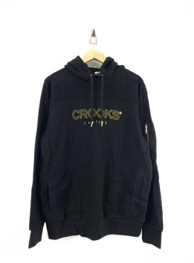 L码 crooks 男款帽衫卫衣