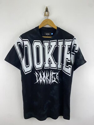 M码开发样cookies 黑色大logo男款短袖T恤