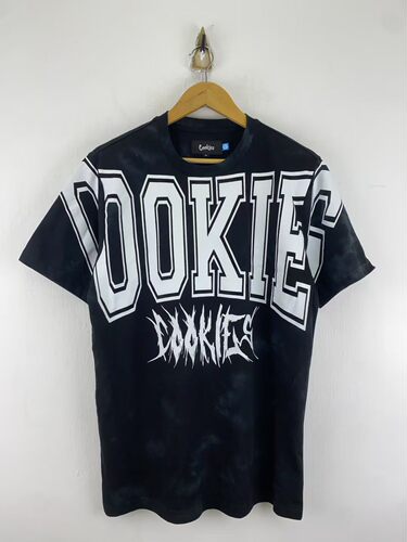 M码开发样cookies 黑色大logo男款短袖T恤