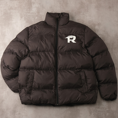 born x raised BXR黑色经典标志男款秋冬加厚棉衣面包服