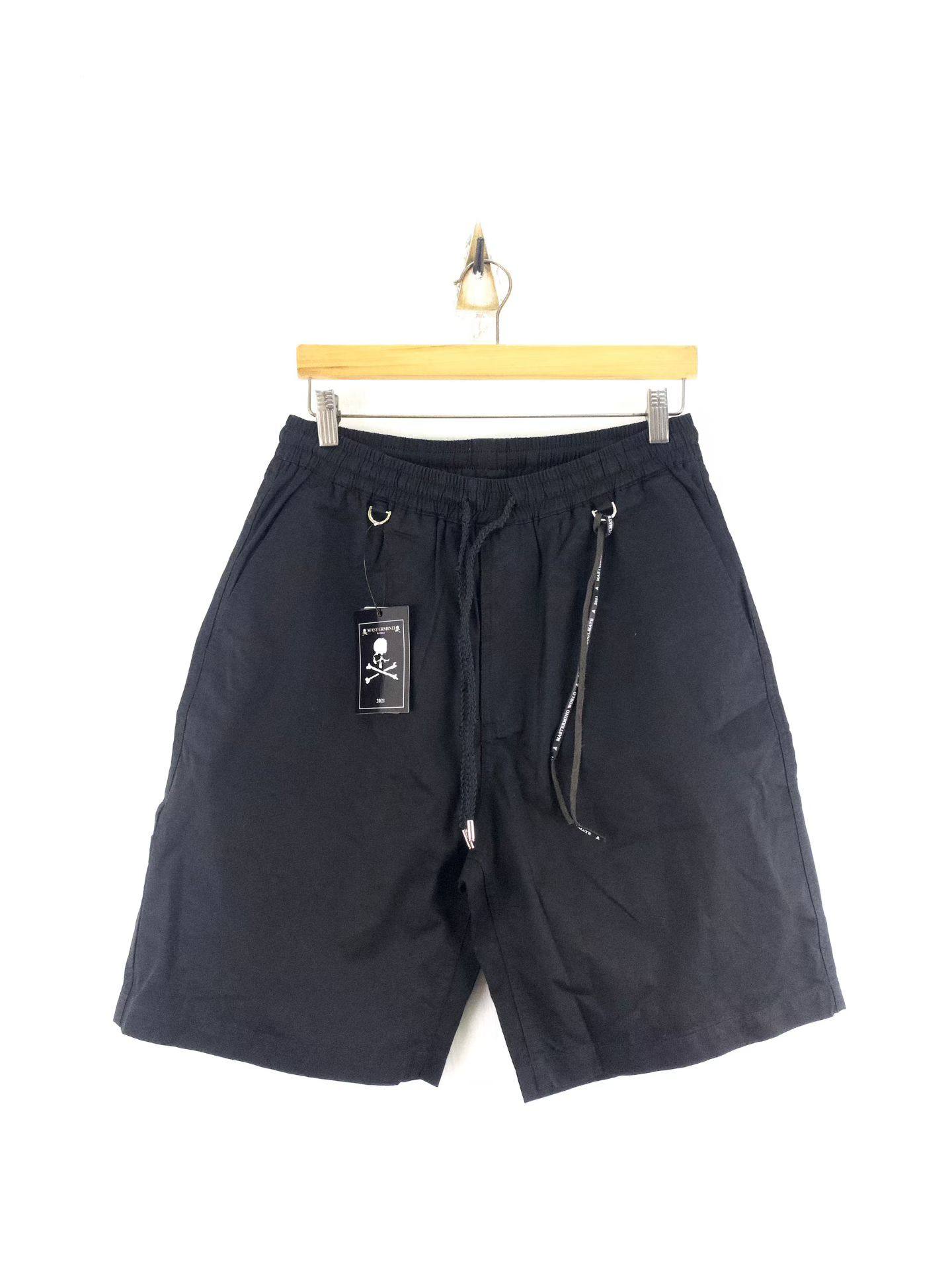 街头暗黑 骷髅头 男款 经典刺绣logo标志松紧腰围夏季短裤,男装,短裤,淘宝优惠券,粉丝福利购,淘宝优惠卷