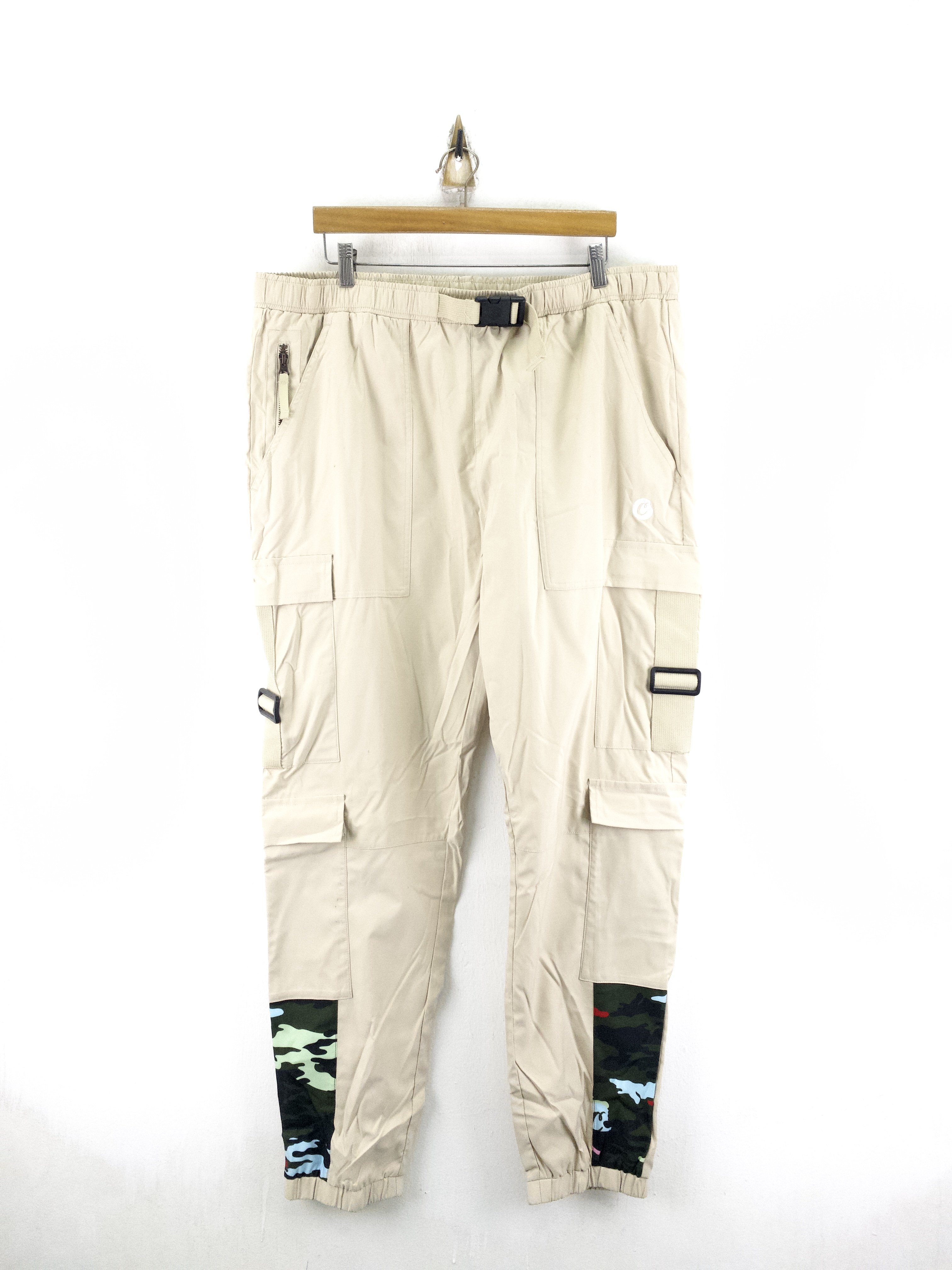 大码肥佬裤 cookies 梭织 多口袋 工装长裤