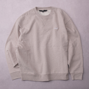 kith经典 刺绣草写字母标志圆领套头卫衣