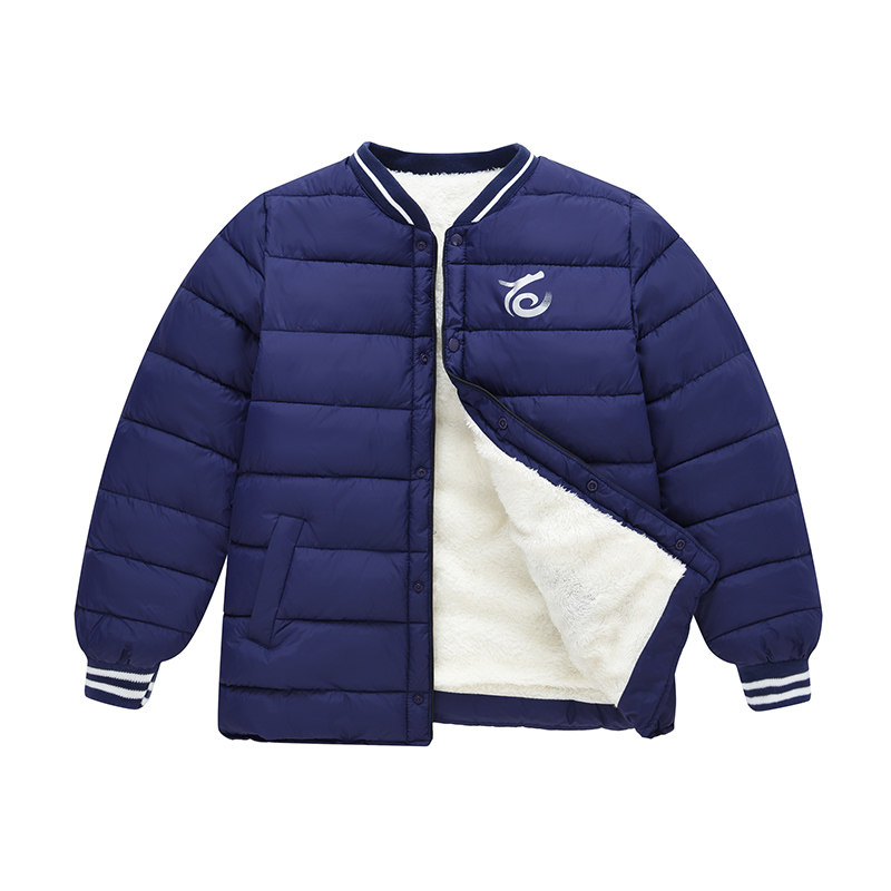 新款加绒儿童羽绒棉服小孩棉袄中大童男童女童宝宝童装羽绒棉内胆