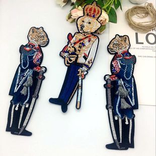 个性 辅料 清仓 外套牛仔裤 特价 补丁男装 装 英伦风复古绣服装 饰布贴