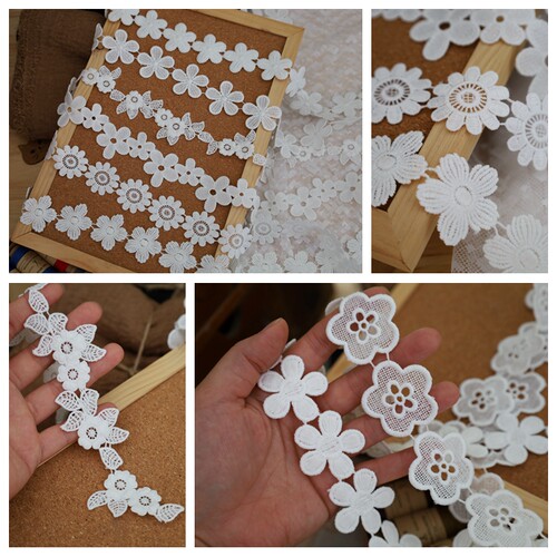 diy高品质水溶蕾丝锁骨链小花朵