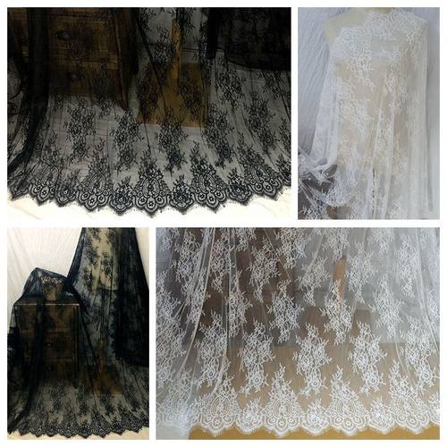 宽1.5米 出口好品质网纱睫毛蕾丝花边辅料 手工diy服装婚纱装饰布