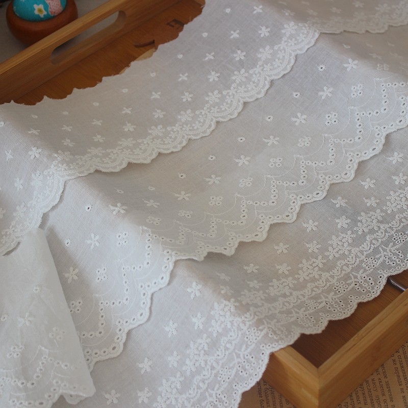 棉布刺绣碎花纯棉花边 DIY娃衣拼接家居窗帘床帘缝纫装饰辅料材料,居家布艺,花边,淘宝优惠券,粉丝福利购,淘宝优惠卷