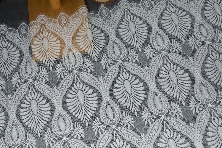 3米孔满幅睫毛蕾丝面料刺绣diy