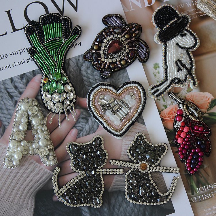 DIY服装布贴补丁材料辅料