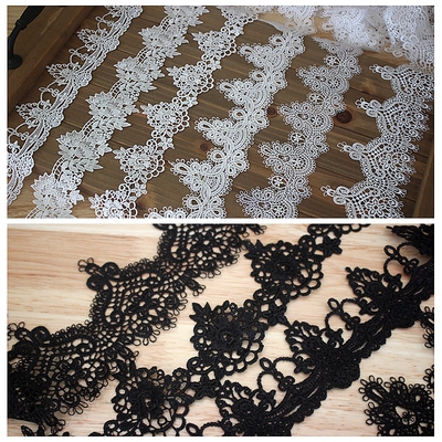 热卖出口精美涤纶水溶DIY装饰品