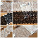 优质出口婚纱头纱材料双边睫毛蕾丝花边 促销 diy服饰辅料 特价 5款