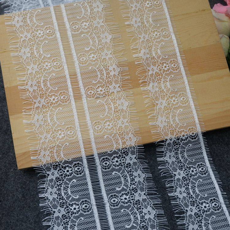 宽7~15CM 优质单边双边精美睫毛蕾丝花边手工DIY服饰婚纱辅料材料