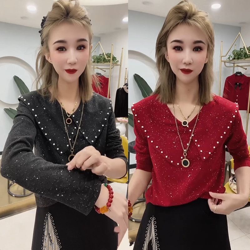 春季爆款时尚减龄修身显瘦娃娃领纯色衬衫气质休闲简约通勤上衣潮