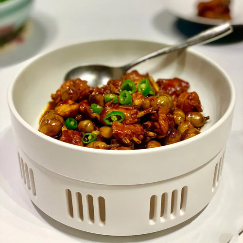 餐具蜡烛加热中式风会所干锅