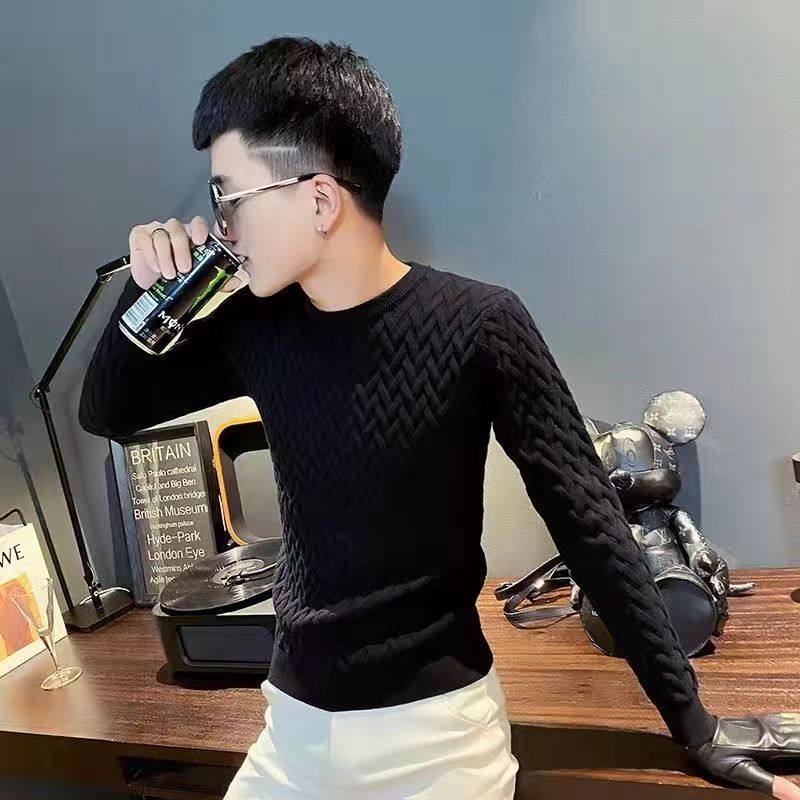 网红毛衣男士秋冬装韩版潮牌