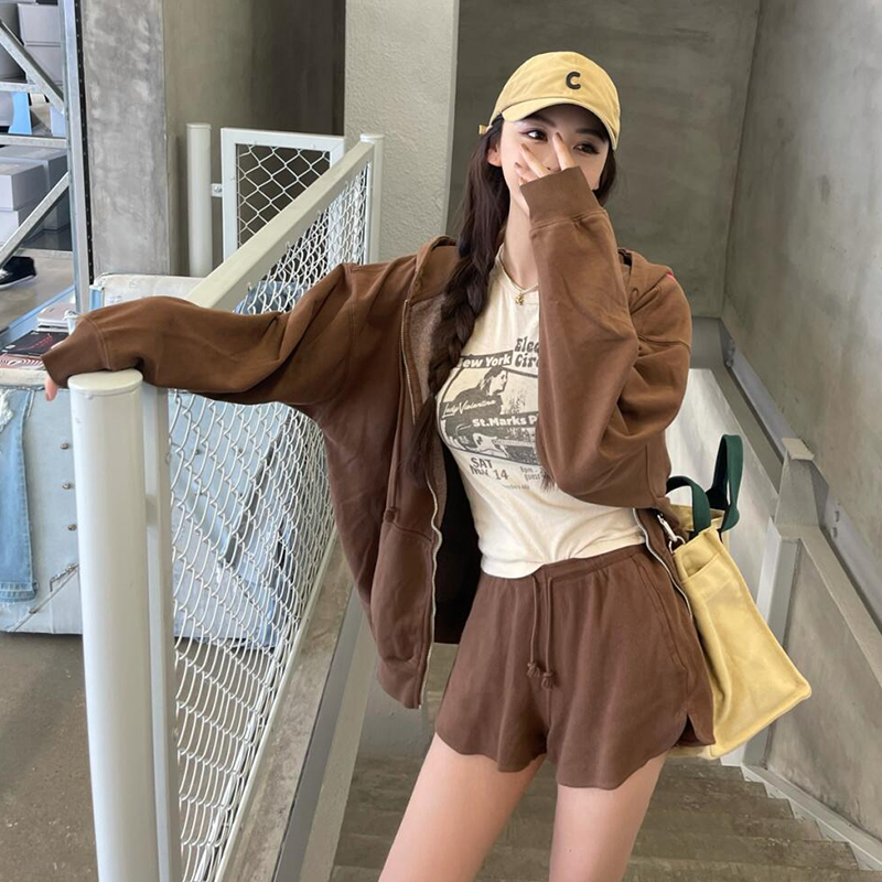 加绒宽松棉质欧美洋气