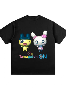 LeftOVEr原创Mametchi麻美吉 拓麻歌子电子宠物二次元小众短袖T恤