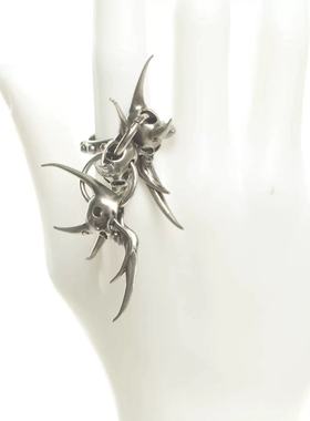 【AGD】IIIMIII黑画II系列暗黑高级感金属拼接异形戒指