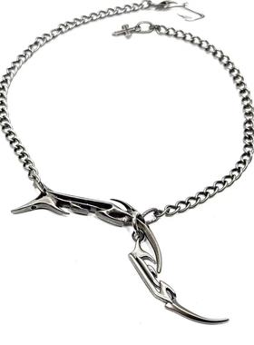 【AGD】IIIMIII I型血管系列 拼接暗黑项链设计师款锁骨链