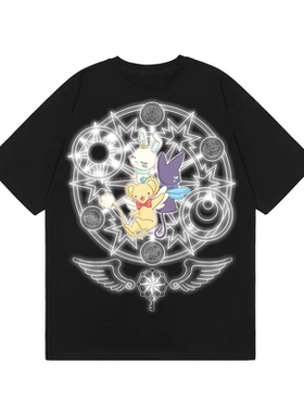 LeftOVEr原创小可鲁贝洛斯桃诗之本秋穗 透明牌小众二次元短袖t恤