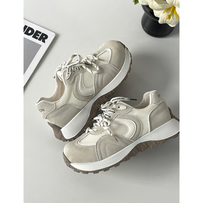 厚底轻便复古老爹鞋复古休闲女鞋