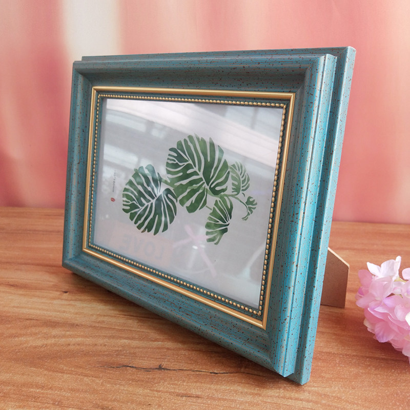 7寸10寸儿童七夕纪念毕业礼物像框影楼创意家居摆台相框/039-蓝梦