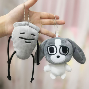 暹罗厘普灰色星期一毛绒挂件多栋张田中打工人学生背包挂饰礼物