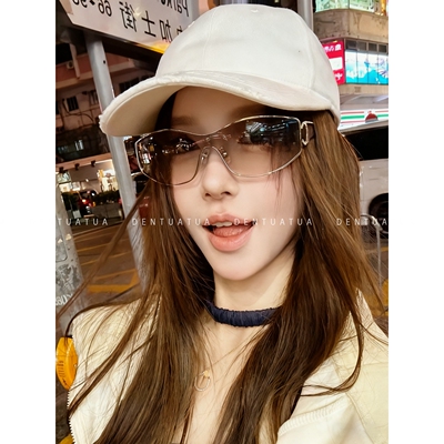 DENTUATUA 赛博格式的神秘气质！25ss 金属防紫外线太阳眼镜 男女