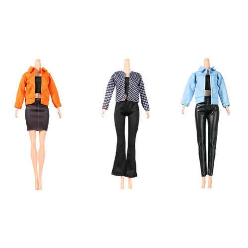 30厘米依甜芭比娃娃衣服bjd6分娃衣时尚玩具娃娃换装衣服