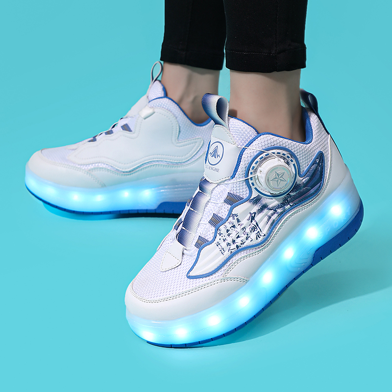 品牌儿童暴走鞋网面时尚溜冰鞋