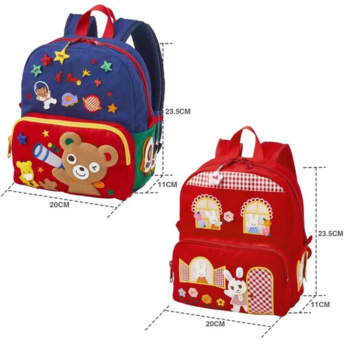 日系miki卡通可爱幼儿园双肩包