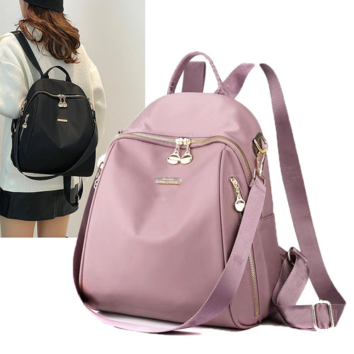 防水尼龙加厚多隔层大容量双肩包