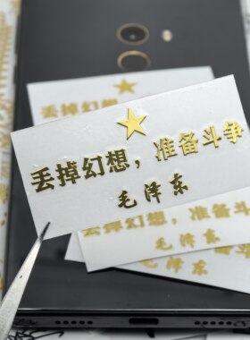 人民万岁 毛主席语录 为人民服务 红色励志短语摘录 可来图定制