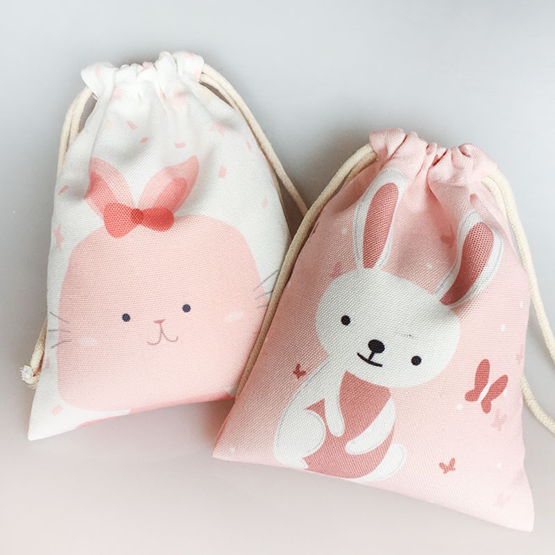totu大白兔 卡通动物收纳袋超大号收纳幼儿园衣服鞋子收纳旅行包